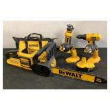 Assorted DeWalt Battery Powered Tools