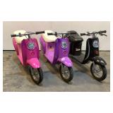 (3) Razor Motorized Scooters