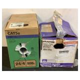 (2) Parial Boxes Of Cat5E Cable