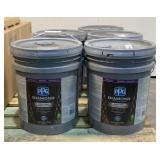 (5) PPG 4.84Gal Buckets of Paint & Primer
