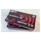 (2x the bid) Federal American Eagle 9mm Luger Ammo