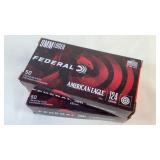 (2x the bid) Federal American Eagle 9mm Luger Ammo