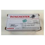 Winchester White Box .380 Auto Ammo
