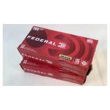 (2x the bid) Federal Brass 9mm Luger Ammo