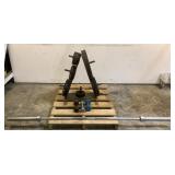 40Lb. Weight Lifting Bar And Weights