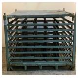 Storage Rack With Lifting Shelves