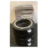 Neewer 3-Piece Macro Extension Tube Set NW-N-AF1-B