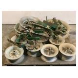 (10) Greenlee Cable Pulling Sheaves