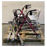 Rolator, Crutches, Transfer Seats