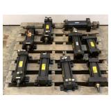 (9) Parker Hydraulic Cylinders