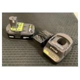 Ryobi 18V Battery And Charger P197