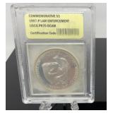 1997-P Law Enforcement Silver Commemorative Coin