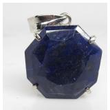 196 ct Blue Sapphire Pendant
