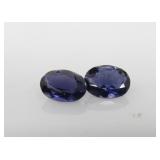 (2) Amethyst Gemstones