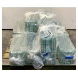 (Approx 150) 6" Clear Square Plates