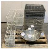 Glass Carriers, Plate Racks, Glassware