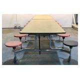 Sico Rolling Folding Cafeteria Table