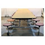 Sico Rolling Folding Cafeteria Table
