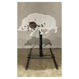 CMP Steel Silhouette Boar w/Vitals w/Stand