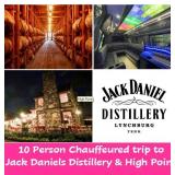 10 Person Chauffeured trip to Jack Daniels
