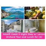 Amalfi Coast 5 Night Stay w/ Lemon Orchard Tour