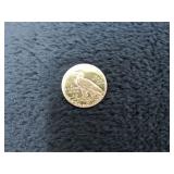 1910 Indian Head $2.50 Gold Quarter-