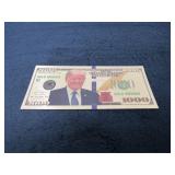 $1000 24K Gold Foil Trump Novelty Dollar-