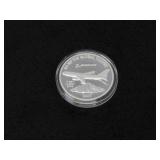 2007 Boeing Employee .999 Pure Silver Coin-