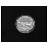 2007 Boeing Employee .999 Pure Silver Coin-