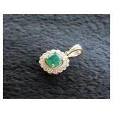 14K Yellow Gold Pendant w/ Appraisal-