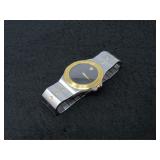 Gold Plated Movado Museum Mens Watch w/Appraisal-