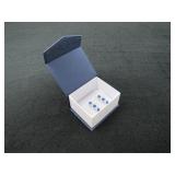 Past-Present-Future 2.50ct Sapphire Earrings-