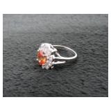 Antique Style 3.24ct Golden Citrine Ring-