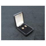 Genuine Sapphire Fashion Earrings-