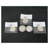 (qty - 5) Silver Walking Liberty Half Dollar Coin-