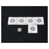 (qty - 6) Barber Quarters-