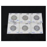 (qty - 6) Barber Quarters-