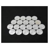 (qty - 20) 2009 Silver American Eagle $1 Coins-