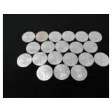 (qty - 20) 2014 Silver American Eagle $1 Coins-