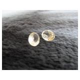 Lemon Citrine Oval Set Gemstones-