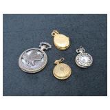 (qty - 4) Antique Style Pocket Watches-