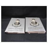 (qty - 2) John F. Kennedy Memorial Stamp Albums-