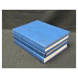 (qty - 4) Albums of Assorted Stamps-