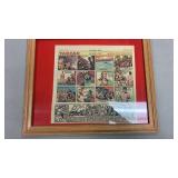 Framed 1943 Vintage Los Angelas TimesTarzan Comic-