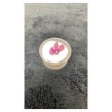 (Qty - 4) Teardrop Cut Natural Rubies-