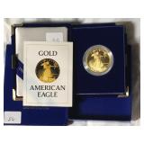 1986 W 1 Oz $50 Saint Gaudens Gold Proof Coin-