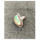 Sterling & Turquoise Southwest Style Ring
