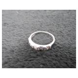 18 Kt White Gold Diamond Band Set w/ Appraisal-