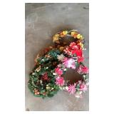 (Qty 5) Holiday Wreaths-