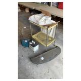 Cart and Dog Grooming Supplies-